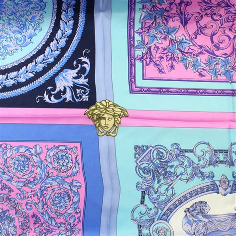 versace silk scarf sale